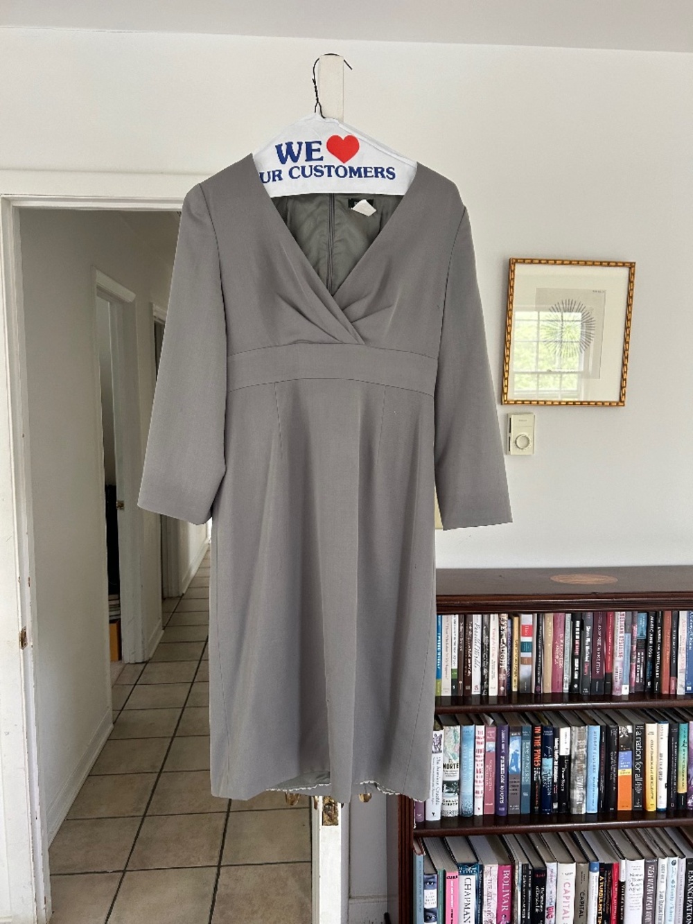 Grey J Crew dress